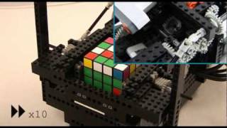 ARM Powered LEGONokia 4x4x4 Rubiks Cube Solver [upl. by Ocnarf]