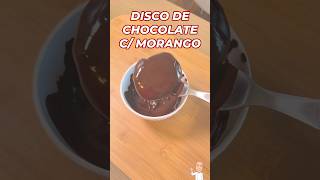 Discos de morango com chocolate Daquelas receitas que você consegue fechar o olho e comer uns 32 [upl. by Poirer]