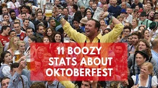 11 boozy stats about Oktoberfest [upl. by Odlanra733]