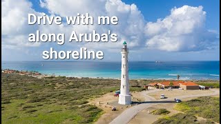 Aruba  Drive with me  From the hotels to the lighthouse [upl. by Raseda166]