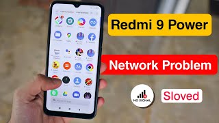 Fix Redmi 9 Power Sim Card amp Network Problem  How to Solve No Network Problem in Redmi 9 Power [upl. by Asiluy]