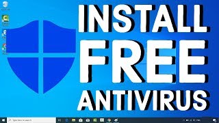 How to Install Free Antivirus for Windows 10 [upl. by Yrovi]