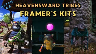 Moogle Vanu Vanu and Vath Framers Kits Showcase  FFXIV Patch 65 [upl. by Danby]