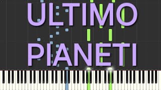 ultimopianetirallentatoslowpiano facile easy tutorial [upl. by Pebrook]