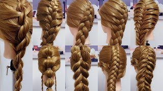 Como Hacer Trenzas de Raíz  Tipos de Trenzas  Braided Hairstyles [upl. by Solnit]