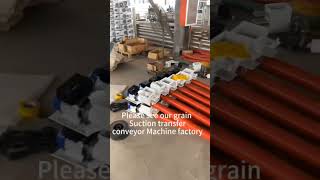 Flexible hose grain  Sand  suction transfer conveyor machine factory view [upl. by Yeorgi]