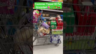 Instacart Customer Tipped 5 For Groceries 🛍️🥕🛒🧑‍🌾🚗 shorts walmart gigwork shoppingvlog [upl. by Alol]