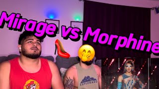 Mirage vs Morphine Love Dion  RuPaul’e Drag Race S16 Ep15 Lalaparuza Lip Sync Reaction [upl. by Derrick]