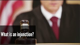 What is an injunction [upl. by Malca]