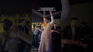 Brides Best Wedding Dance Performance 🫶🏻 dance shorts wedding [upl. by Eicyak860]