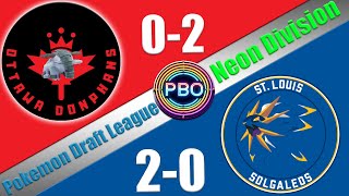 Pokémon Draft League  Ottawa Donphans VS St Louis Solgaleos  S7 W3 Neon Div [upl. by Amaerd]