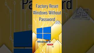 how to factory reset windows 10 shorts [upl. by Cand]