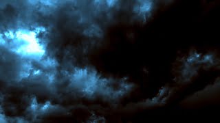 Moving Dark Storm Clouds Sky Video Background [upl. by Crescin378]