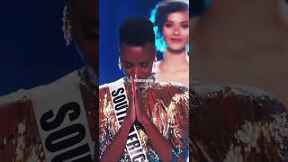 Miss universe 2019 top 5 missuniverse missuniverse2019 zozibinitunzi [upl. by Eeliab238]