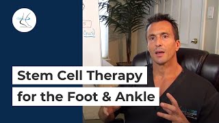 Stem Cell Therapy for Foot amp Ankle Surgeries and Conditions  Ask Dr Moore [upl. by Eissak]