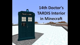 Fourteenth Doctors TARDIS Interior in Minecraft [upl. by Ardnassela924]