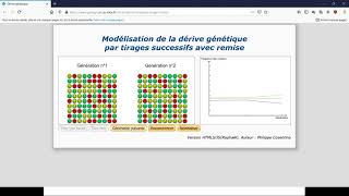 ESSVT Term  dérive génétique et évolution des fréquences alléliques 12 [upl. by Aryhs]