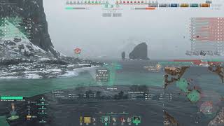 Le Fantasque  in T10 battle  134k damage  World of Warships  destroyer [upl. by Sawyere]