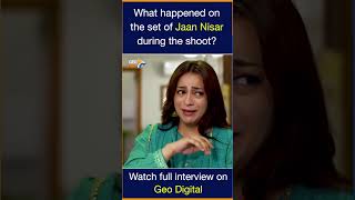 What happened on the set of Jaan Nisar [upl. by Nerwal971]