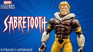 Marvel Legends Sabretooth Custom Action Figure  Kitbash [upl. by Nylannej55]