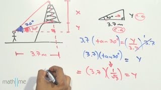 Ángulos de elevación y depresión│problema 2 [upl. by Otxilac]