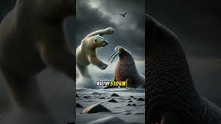 Polar Bear vs Walrus who would win polarbear vs walrus [upl. by Nosac34]