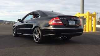 Clk55 AMG with straight pipe [upl. by Lletnahc]