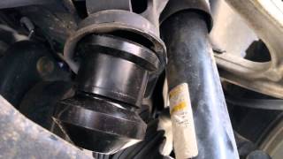 Hummer H3 Front jounce bushing install [upl. by Rodmun882]