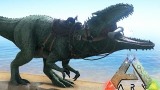 ÉPICO CAPTURANDO AL GRAN GIGANOTOSAURUS LVL 100  SERIE MODS 22  ARK Survival Evolved [upl. by Gae]