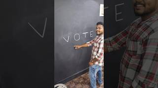 vote chala viluvainadi mitrama vote drawing foryou viralvideo telugu [upl. by Sixel478]