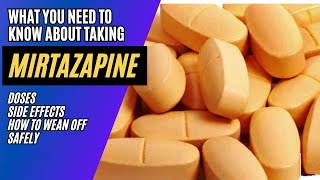 Mirtazapine Remeron  Starting Increasing amp Tapering Doses For Insomnia Anxiety amp Depression [upl. by Evy]