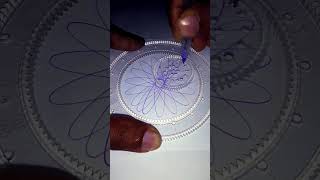 How many circles were drawn to make this pattern 271 shorts ytshorts spirograph 2024 [upl. by Enahsed]