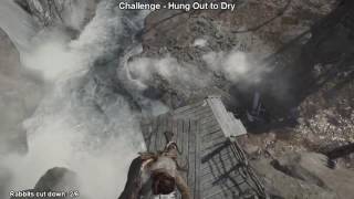 Rise of the Tomb Raider  Geothermal Valley  Hung Out to Dry Challenge [upl. by Aleiram]