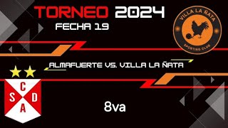 Almafuerte vs La Ñata 8va div Fecha 19 Torneo 2024 [upl. by Yelrebma862]