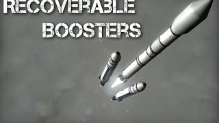 KSP  More Recoverable Boosters [upl. by Cirtemed]