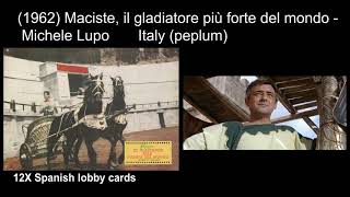 Italian historical peplum and adventure movies 1962 part3 Mars God of War Black Invaders [upl. by Anyek]