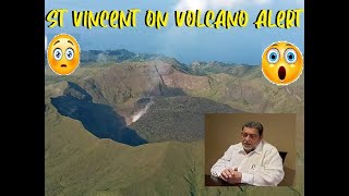 St Vincent on Alert due to Seismic Activity in the La Soufriere Volcano area [upl. by Nnywg]