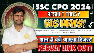 SSC CPO Result 2024  SSC CPO Final Answer Key Out  SSC CPO 2024 SSC CPO 2024 Expected Cut off [upl. by Raama]