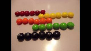 SKITTLES stop motion animation [upl. by Nairam]