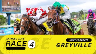 20240904 Hollywoodbets Greyville Race 4 won by PERILLA [upl. by Esinet]