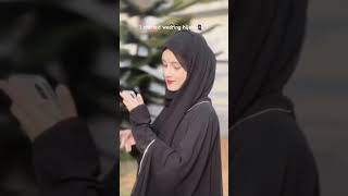 JINSHA JAFFERlatest reelREEL WORLD hijabi shorts reels beautifulgirl song cute edit abaya [upl. by Drawoh]