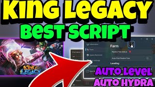 King Legacy Best Script Hack Autofarm  AutoHydra  AutoRaid boss for mobile android PC and IOS [upl. by Ellenyl]