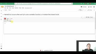 What Is a NameError in Python How do I fix name error in Python How NameError Works with Examples [upl. by Ecyaj]