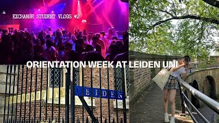 VLOG Orientation week at Leiden University  exchange diaries [upl. by Schick]