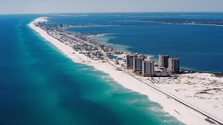 Beautiful tour of Pensacola Beach Florida [upl. by Ronnoc]