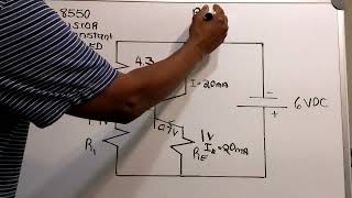 PNP Transistor S8550 LED 20 milliamp Constant Current Source [upl. by Bogoch]