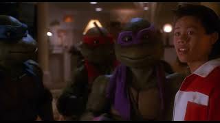 Teenage Mutant Ninja Turtles II 1991  Keno Meets Splinter Scene HD [upl. by Jelle431]