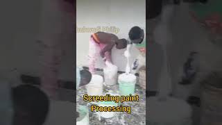 Screeding paint production process [upl. by Gorlin]