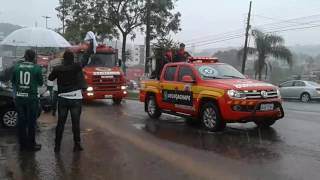 JOGADORES DA CHAPECOENSE A CAMINHO DO VELÓRIO EM CHAPECÓ [upl. by Akselav]