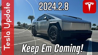 Tesla Update 202428  Lining Up The Fixes [upl. by Llij902]